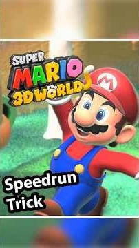 Super Mario 3D World, Speedrun Trick... #nintendoswitch2 #nintendo #gaming #mario