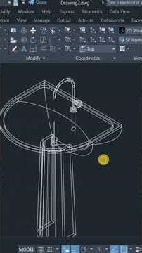 How To Model a 3D Wash hand Basin: