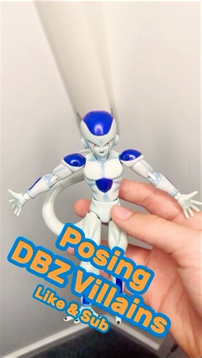 POSING DBZ VILLAINS COLLECTION #dragonballz #villains #posing #actionfigures #shfiguarts #dbz #anime