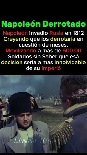 Peor Error de Napoleón Bonaparte♟🇫🇷 #Historia #Napoleón #DatoHistorico #historia