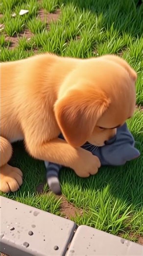 Hero Puppy Saves a Cat at the Last Second 🐾 | This Moment Melted the Internet #pets #moralstory