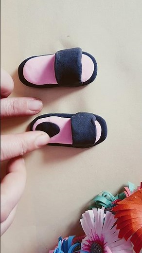 How to Make Cute Miniature Footwear | DIY Tiny Shoes for Dolls 👣