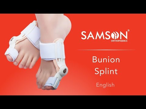 SAMSON Bunion Splint — How to Use, and When to Use (English)