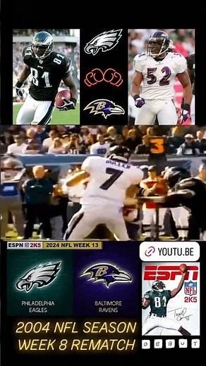 ESPN NFL 2K5 - Philadelphia Eagles vs. Baltimore Ravens | 2024 NFL Week 13