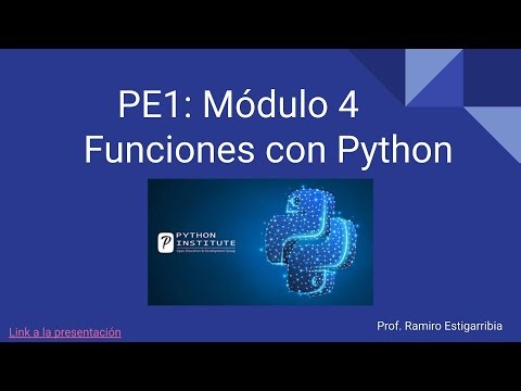 Cisco PE1 Módulo 4: Funciones en Python | Tipos, Parámetros, Return y Recursividad
