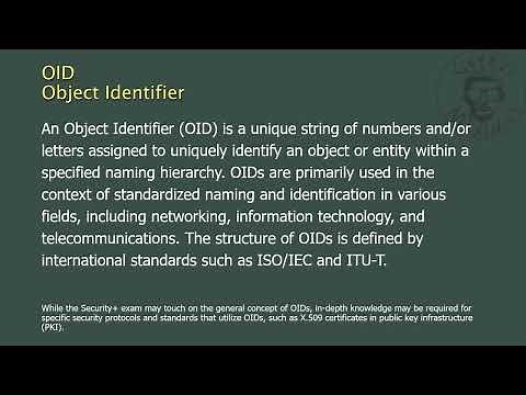 OID - Object Identifier