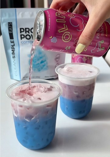 Cotton Candy Dirty Protein Soda — 20g Clean Protein