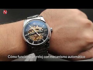 Funcionamiento de un reloj mecánico - automático y de cuerda manual
