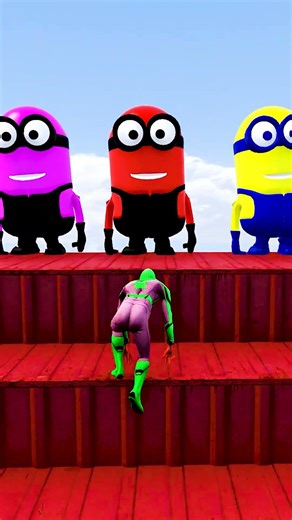 GTA 5 Epic Water Ragdolls | Spider-Man Jumps / Fails ep.18302 #shorts