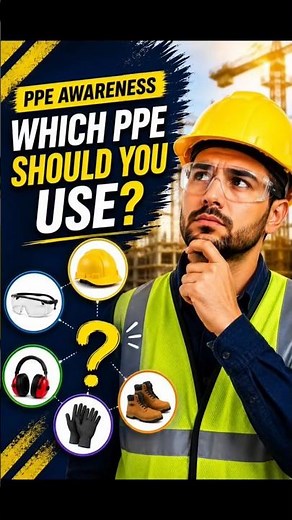 🦺 5 PPE Items Every Worker Must Know!