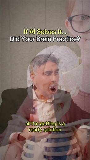 If AI Solves It… Did Your Brain Practice? (Neuroplasticity + Focus)