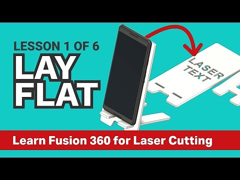 Lay Parts Flat in Fusion 360 with Arrange Feature - Learn Fusion 360 for Laser Cutting 1 of 6