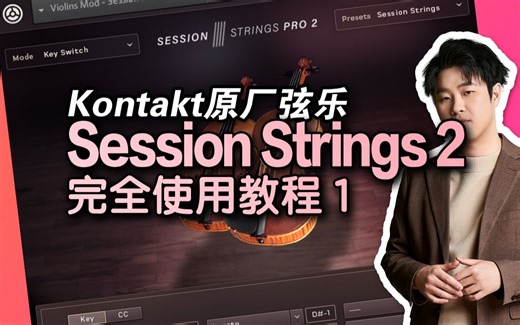 【Session Strings Pro 2教程】超多演奏法，Kontakt原厂弦乐，流行大片古典通吃【汪叔聊音源】