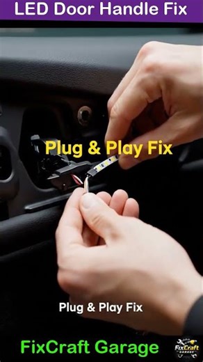Tesla Model 3 Highland LED Door Handle Fix Must Have 2026 Mod #carrepair #automobile #carhacks