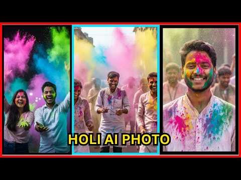 Trending ai holi photo editing | Ai photo editing happy holi | Holi photo editing ai