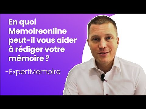 En quoi memoireonline.com peut-il vous aider à rédiger votre mémoire?