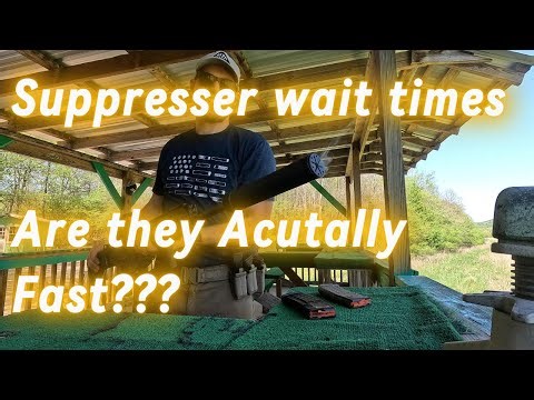 ATF form 4 wait times, ARE THEY ACTUALLY FAST?!? Suppressor approved in 3 days!