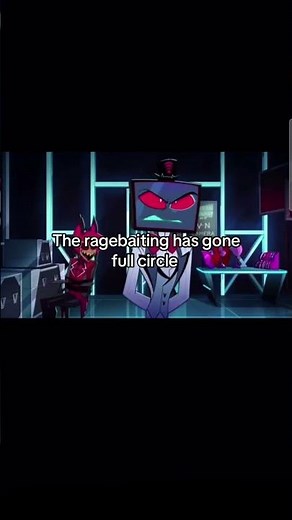 Rage bait triangle 😂 #voxhazbinhotel #hazbinhotel #luciferhazbinhotel #funny