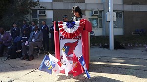 VETERANS DAY - A POEM WHEN YOU SEE A SOLDIER by Kelly Roper Read by John Acosta, PHS student & Angelina Alers D'Leon When you see a soldier Be sure to shake his or her hand, And let that soldier know you're grateful For the protection, the military affords our land. But most of all, express your thanks For every soldier's personal sacrifice. In order to serve our country, They risked their entire lives. DÍA DE LOS VETERANOS - UN POEMA CUANDO VEAS A UN SOLDADO por Kelly Roper Cuando ves a un sold