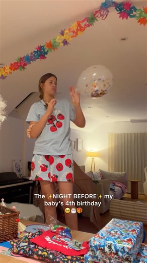 The night before my sons 4th birthday