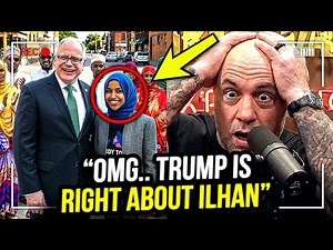 Joe Rogan LOSES IT on Air When realizes how EVIL Ilhan Omar & Tim Walz Truly Are!!!