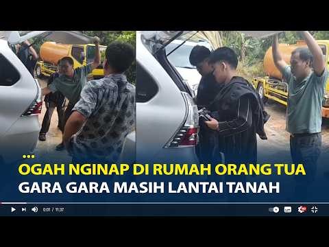 Viral Pulang Kampung Ogah Nginap di Rumah Orang Tua Gara gara Masih Lantai Tanah