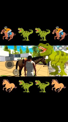 Badal🐎missing dino🦖|emotional story| Indian bike driving 3d game #viral #indianbikedriving3d #shorts