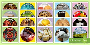 Sensory Words Photo Display Pack