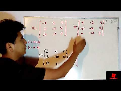 Suma y Resta de matrices 3x3