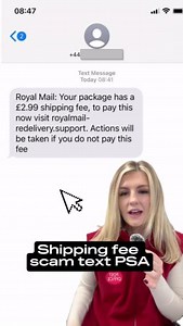 6.3K views · 24 reactions |  Scam alert!  Ever gotten a text from "Post Office" claiming you missed a delivery?  Don't fall for it! Here's why you should NEVER reply or click on those links. Send this to a friend who needs to see this. #ScamAlert #ScamAwareness | Post Office | Facebook