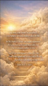 Do Not Let Your Heart Be Troubled Today | Daily Affirmation | John 14:1–3