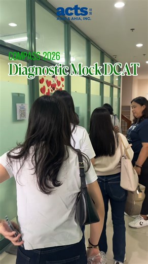 This weekend, our students take on the the Diagnostic Mock DCAT. A key checkpoint toward real exam confidence. Don’t leave your future to chances. Enroll now and start your journey with us. 🔗 𝗖𝗟𝗜𝗖𝗞 𝗛𝗘𝗥𝗘 𝗧𝗢 𝗘𝗡𝗥𝗢𝗟𝗟: https://bit.ly/Compass2026PreRegForm Act now! Slots are running out fast! #Compass2026 #DCAT #CETReview #ReviewProgram #CollegeEntranceExam | ACTS Achi & Ahia, Inc.
