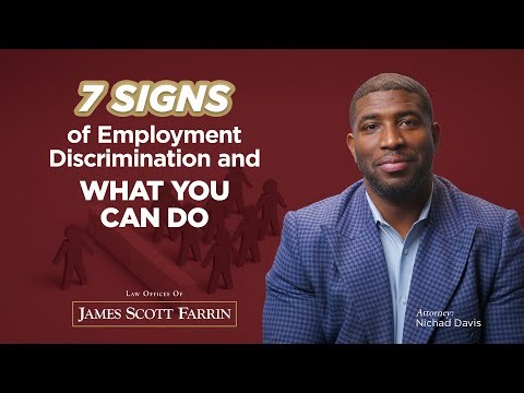 7 Signs of Employment Discrimination and What You Can Do