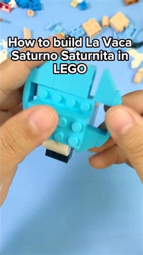 How to build La Vaca Saturno Saturnita in LEGO with Brickify! 🪐
