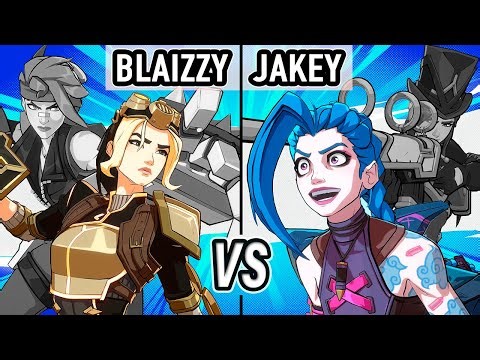 2XKO ▰ Blaizzy (Vi / Caitlyn) vs JakeyTheSnakey (Caitlyn / Jinx) ▰ High Level Gameplay