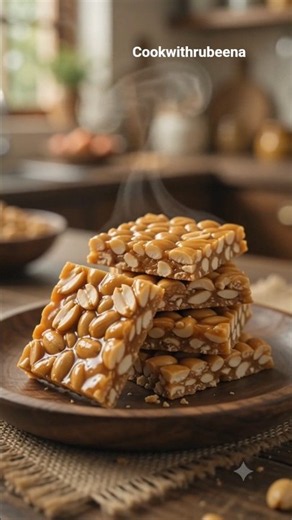 Peanut Chikki Recipe #shorts #youtubeshorts