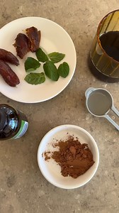 3.9K views · 16 reactions | A Delicious Twist on Your Morning Coffee: Our Mocha Mint Smoothie ☕️ Kickstart your day with a boost of energy and superfoods like cacao, coconut oil, dates, and fresh mint. Try the recipe here: https://www.foodmatters.com/love-chocolate ✨ | Food Matters | Facebook