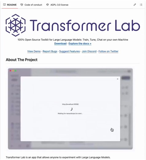 The Ultimate Toolkit for Working with LLMs! Transformer Lab lets you train, fine-tune, and chat with any LLM - 100% locally. Enjoy 1-click LLM downloads and a drag-and-drop UI for RAG. 100% open-source. - https://transformerlab.ai/ | Md Ismail Sojal