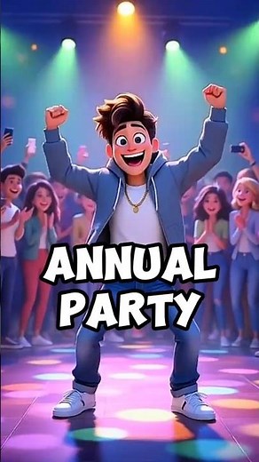 Rohan’s Confident Dance | Moral Story | Animation Cartoon 🎉💃✨ #collage #party #funny