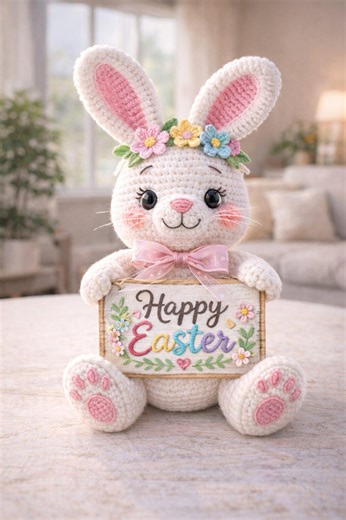 Crochet Bunny Pattern PDF Amigurumi Plush Rabbit Toy Pattern Easter Bunny Doll Beginner Friendly Instant Download - Etsy