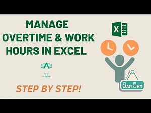 Calculating Employee Working Hours and Overtime in Excel
