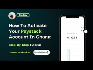 How To Activate Paystack Account In Ghana