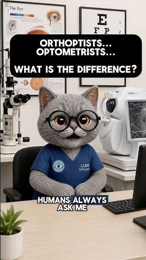 What’s the difference between orthoptist and optometrist? #orthoptistexplains #orthoptics