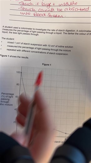 Colorimeter application enzyme required practical #scienceteacher #biology #scienceclass #combinedscience #examrevision