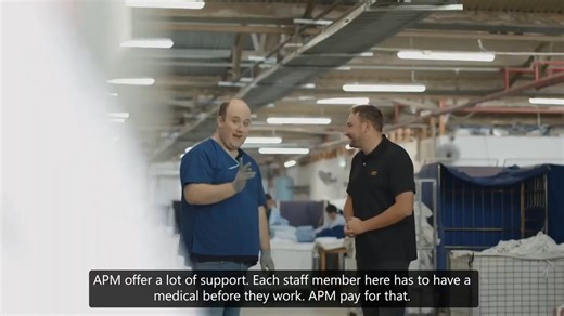 Is inclusive employment included in your business when you need to find someone fast? The team at Southern Pacific Laundry have found they get the team members they need through their partnership with APM Employment Services. We recently visited the linen factory of the business to meet the employer and team members who have been hired through this partnership. Here they explain how it works for them and share details of how an inclusive employment approach has helped their business. See more fr