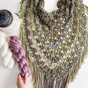 Crochet Pistachio Wrap