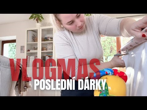 VLOGMAS 6 🎄 POSLEDNÍ DÁRKY 🎁 ÚKLID PŘED ODJEZDEM NA MORAVU 🏔️