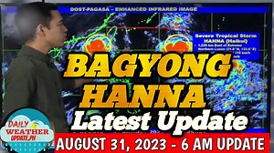 34K views · 872 reactions | Weather Update Today | Bagyong Hanna Latest Update | PAG-ASA Weather Forecast | August 31, 2023 | Sir Zmor | Facebook