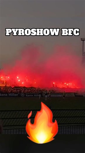 BFC - LOK PYROSHOW 🔥❤️🤍 #shorts #viral #viraleshorts #fußball #bfc #lokleipzig #pyro #ultra #fyp