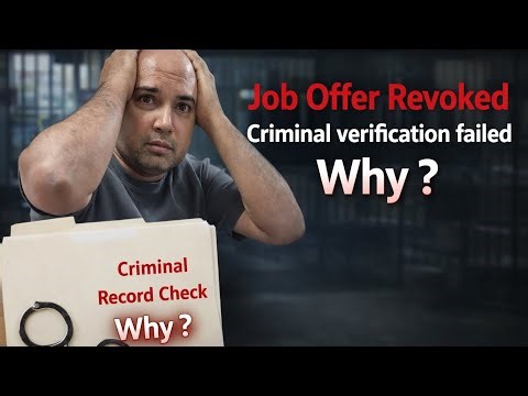 Negative Criminal Verification? How to Fix Your Record & Save Your Career ‪@EduQuestor‬